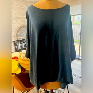 Poncho S/M by Soft Surroundings with arm holes.   Lightweight sweater material